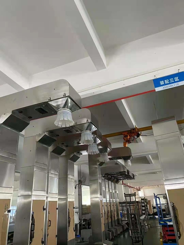 Mesin Lift Bucket Tipe Z 150L Menyampaikan Tinggi 4000mm
