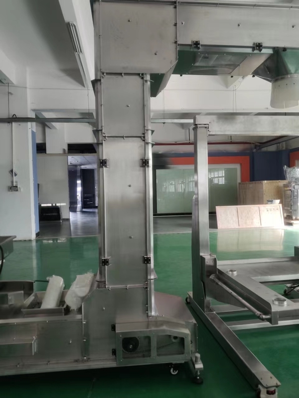 Mesin Lift Bucket Tipe Z 150L Menyampaikan Tinggi 4000mm