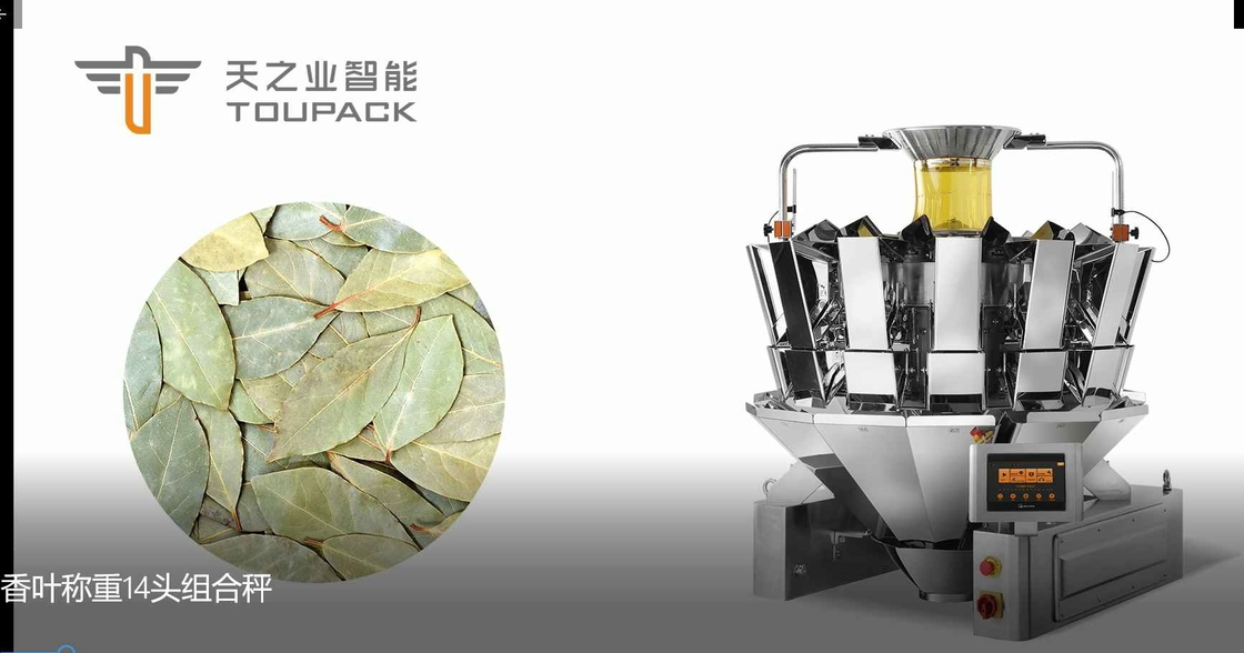 SUS304 Auto Weighing Filling Machine Untuk Produk Granulasi Dan Bubuk