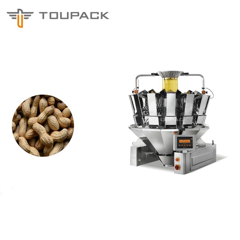 Stand Up Pouch Vertical Weighing Packing Machine 2.5kg Mesin Pengemas Kacang Mete Kacang