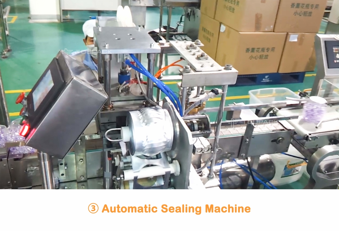 Automatic 10 Head Multihead Weigher Laundry Beads Jar Dapat Mengisi Botol Dan Sistem Pengepakan