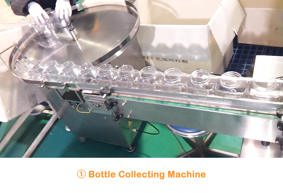Automatic 10 Head Multihead Weigher Laundry Beads Jar Dapat Mengisi Botol Dan Sistem Pengepakan