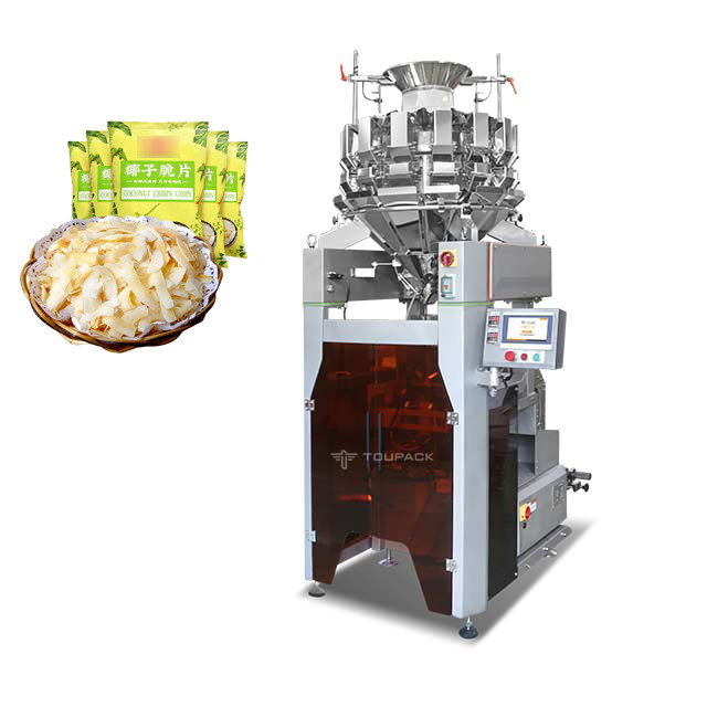 Mesin Pengemas Berat 14 Head All In One Untuk Mesin Filling Keripik Kelapa