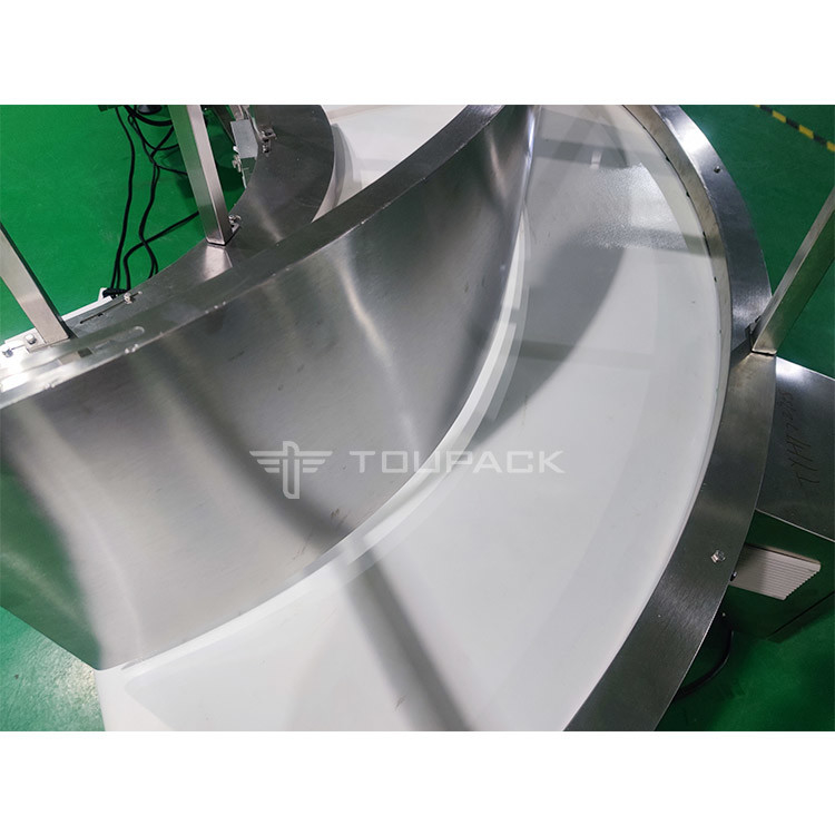 Food Grade Stainless Steel Belt Conveyor Listrik Daya Jagung Variable Direction Conveyor