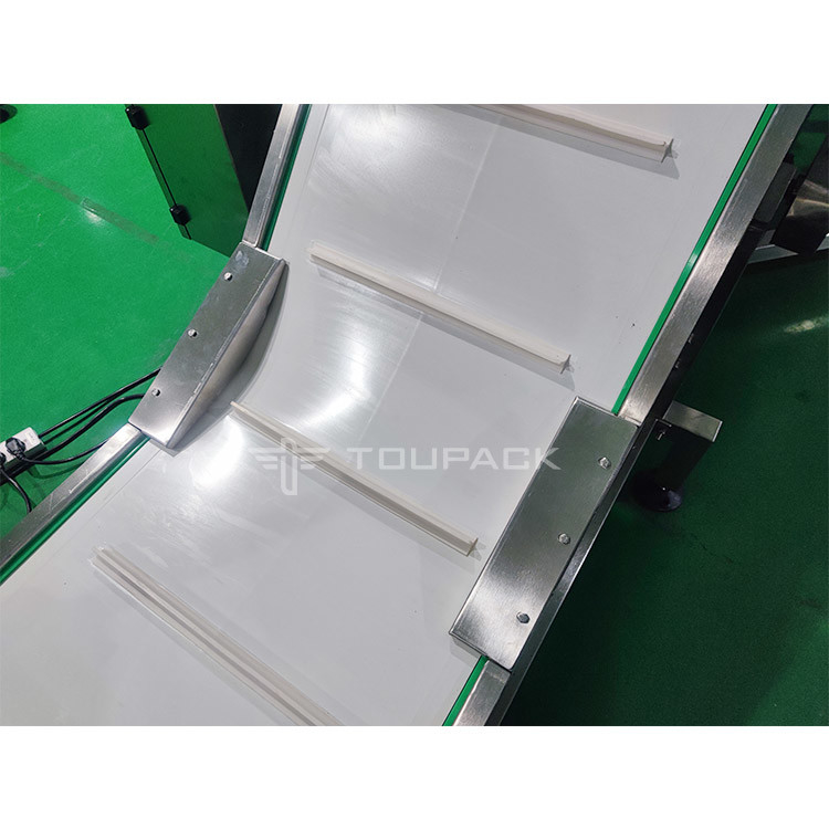 Food Grade Stainless Steel Belt Conveyor Listrik Daya Jagung Variable Direction Conveyor