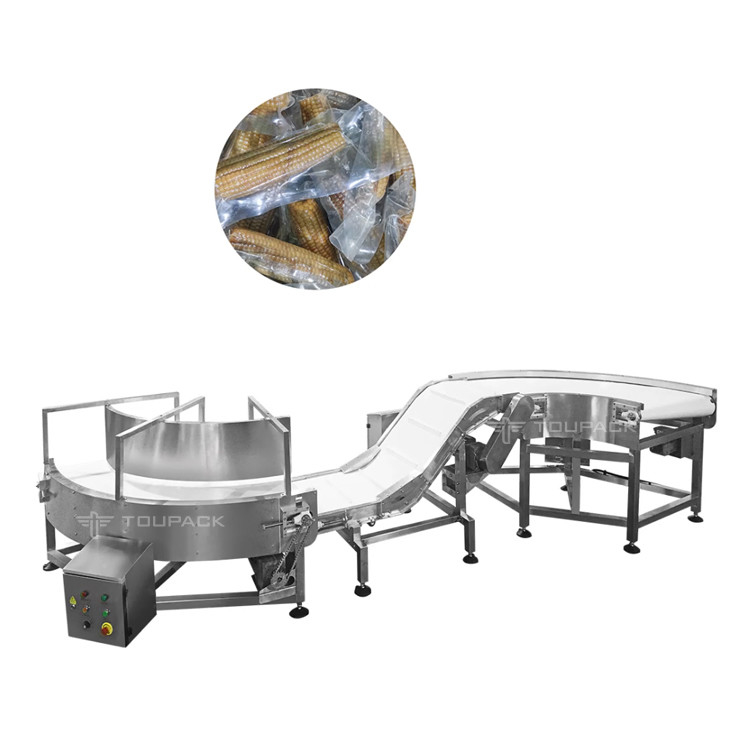 Food Grade Stainless Steel Belt Conveyor Listrik Daya Jagung Variable Direction Conveyor