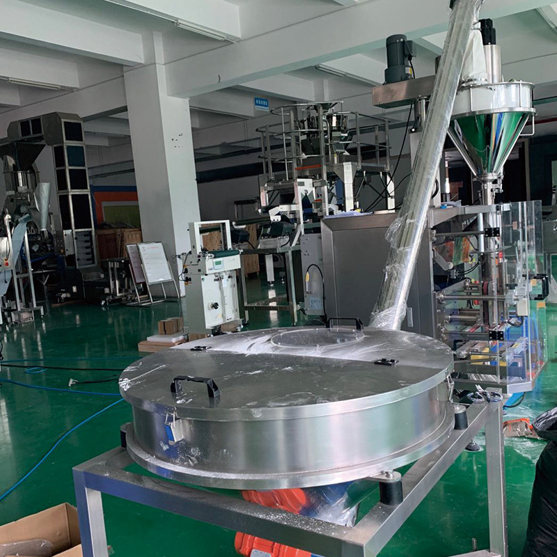 Botol pabrik kaleng kantong kopi susu protein rempah-rempah bubuk kecil volume kantong mesin pengisian bubuk 500g-1000g