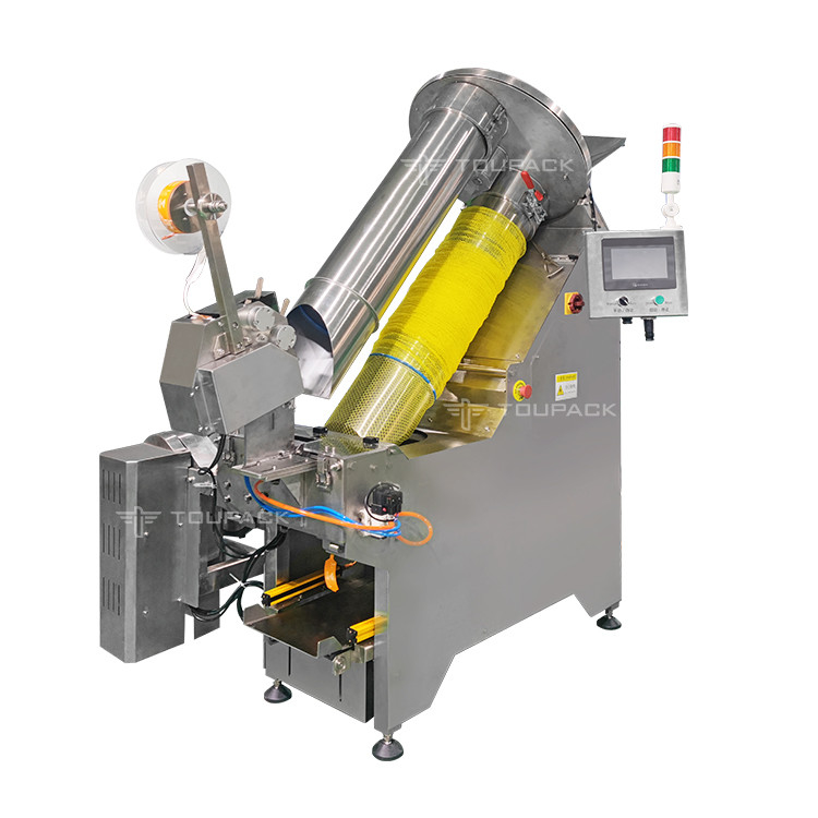Kombi Wigher Linear Otomatis Dengan Mesin Pemotong Jaring Lemon Mesh Bag Packing Equipment
