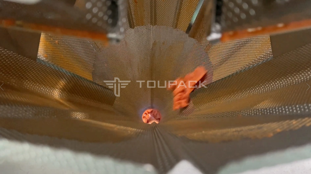Ayam segar domba daging babi daging sapi Multihead Weigher 14 Kepala Sekrup Mesin Pengisian Daging