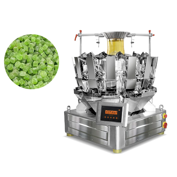 Mesin kemasan permen karet yang sepenuhnya otomatis Soft Jelly Fruit Chews Sweets VFFS Back Seal Packing Machine