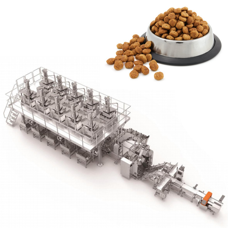 Variable Weighing And Packaging Systemfor Pet Food With Multiple Ingredients Mesin Pengemasan Makanan Anjing