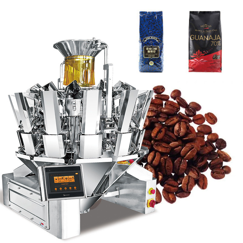 Otomatis Multi-fungsi granule pengemasan Doypack mengisi biji kopi kantong tas pra-dibuat mesin pengemasan