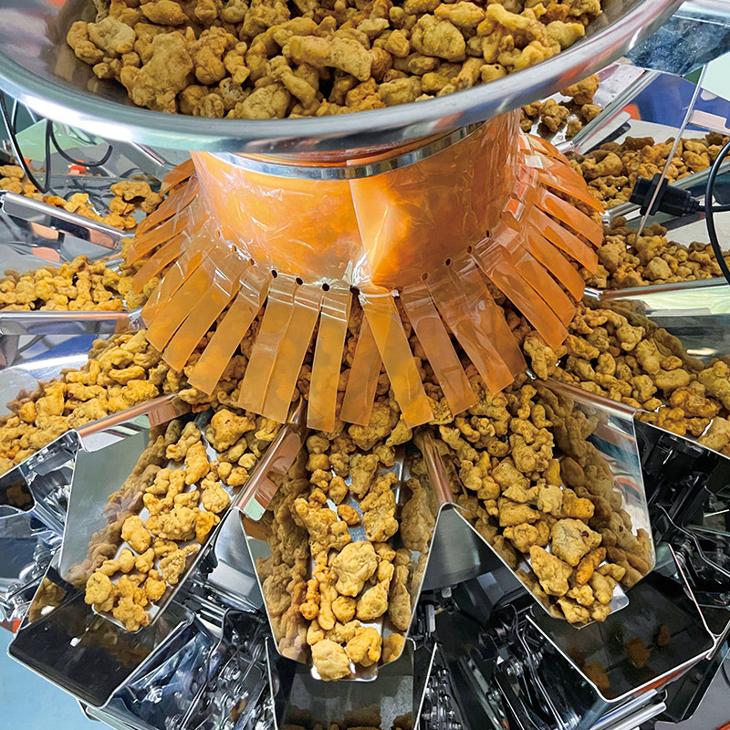 Custom Nut Pengisian Dan Makanan Hewan Peliharaan Almond Cashew Makanan Hewan Biji Pisang Kripik Permen Tas Mesin Packing