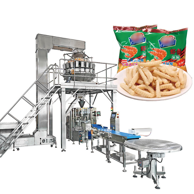 Efisiensi Tinggi Pistachio Nuts Vertikal Packing Machine PLC-Driven Untuk Sealing Wrapping Label Pengisian Kantong Packing Line