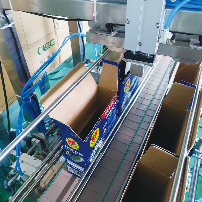 PVA Film Laundry Kapsul Packing Machine Mesin Cuci Piring Pod Packing Machine Deterjen Pods Kotak penuh packing