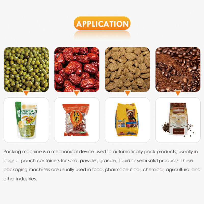 Otomatis Pengisian Sealing Stand Up Kantong Tas Pra-dibuat Doypack Mesin Pengemasan Kacang-kacangan Mesin Pengemasan Buah Kering