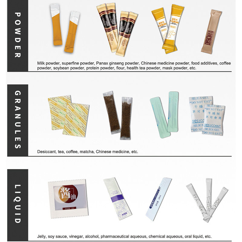 Mesin Pengemas dan Pengisi Saus Tomat Vffs Otomatis Penuh Multi Jalur Vertikal 4 Sisi Segel Sachet