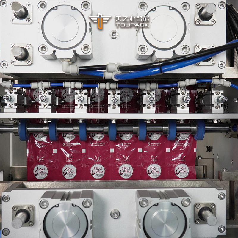 Full Automatic Vertical Irrreguar Bottle Bentuk Sachet Energy Gel Saus Madu Jus Packing Packing Machine Factory