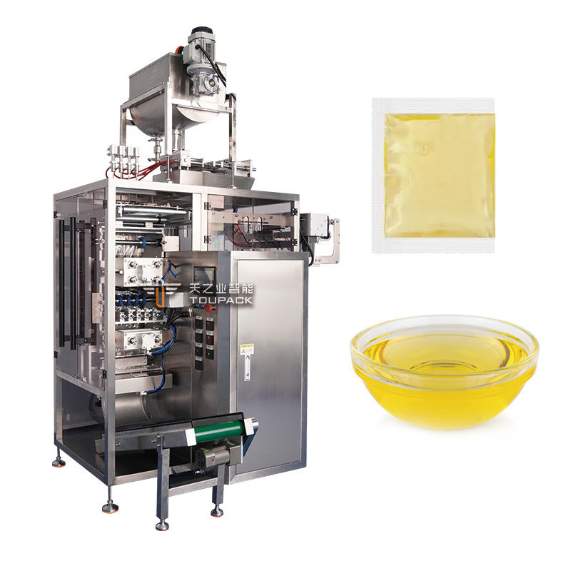 Full Automatic Vertical Irrreguar Bottle Bentuk Sachet Energy Gel Saus Madu Jus Packing Packing Machine Factory