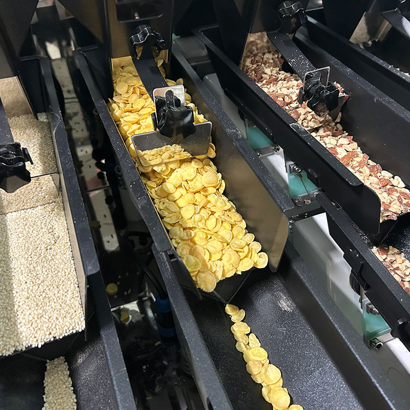 Mesin Pengisi dan Pengemas untuk Stoples Plastik Makanan Ringan Kacang Campur, Kacang Tanah Kering, dan Biji-bijian, Mesin Pengisi untuk Botol