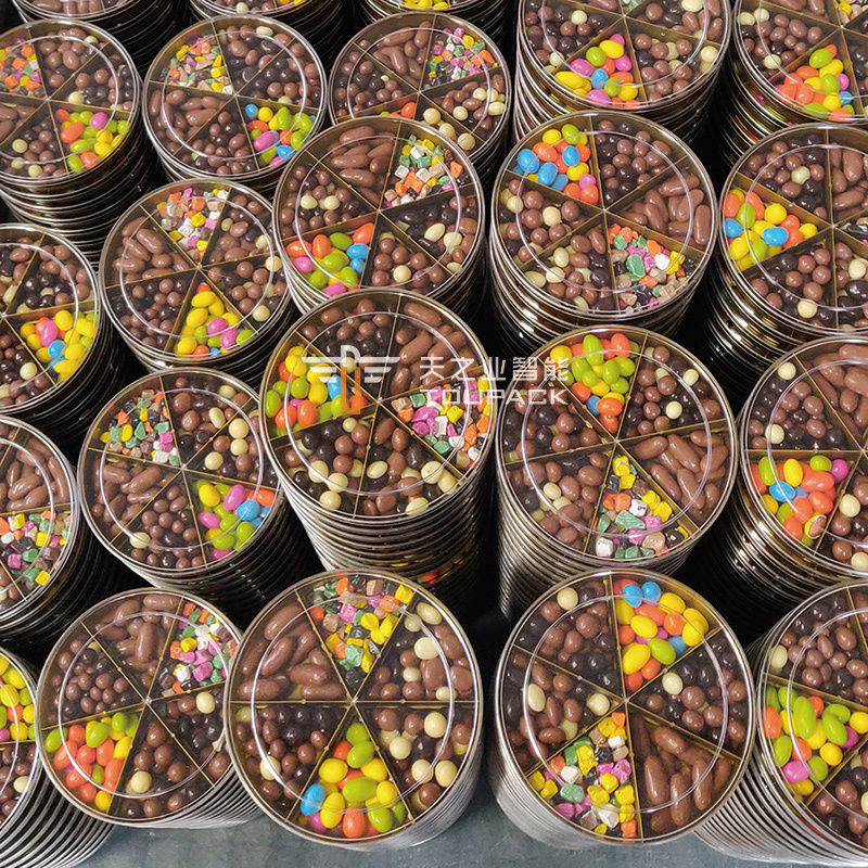 Otomatis Berdiri Kantong Doypack Menimbang Packing Granule Kacang Kacang Multihead Weigher Mesin Pengisian