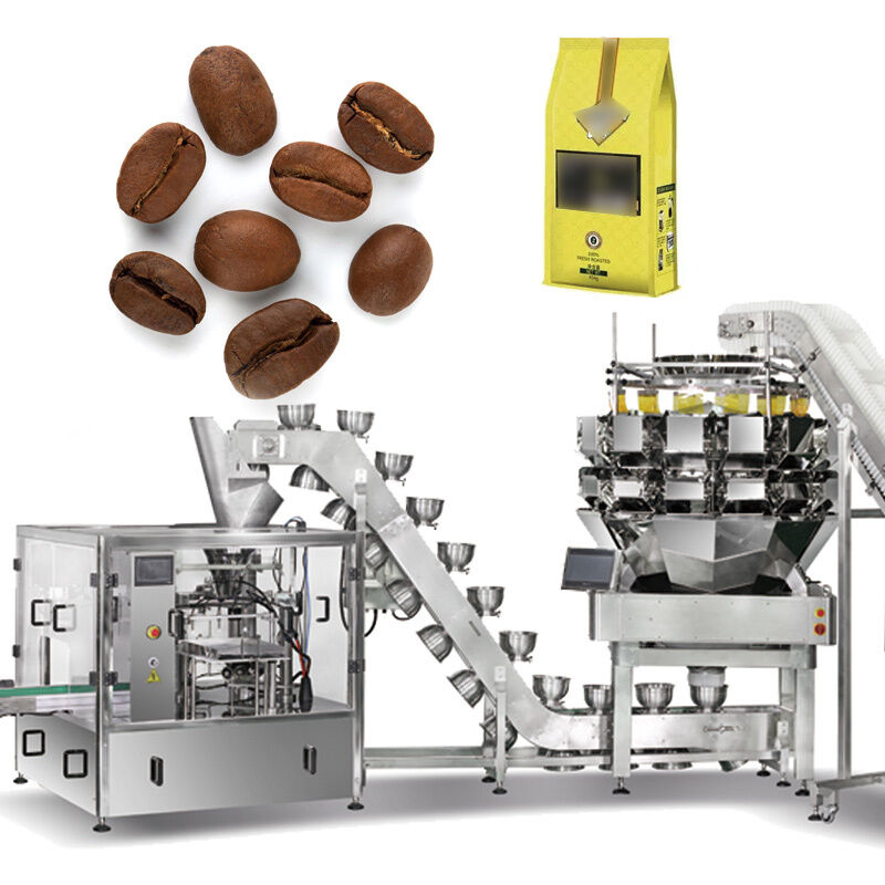 Penimbang Multihead Bunga Presisi Tinggi Mesin Pengisi Segel Bentuk Vertikal (vffs) Rempah-rempah Otomatis Penuh dengan Penimbang Multihead