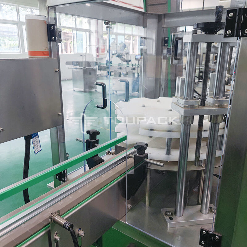 Keakuratan Tinggi Dried plum Granule Botol Plastik Packing Machine Line untuk Candy Popcorn Snack Jar Can Filling Machine