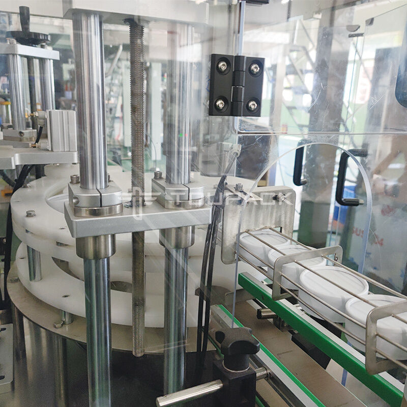 Keakuratan Tinggi Dried plum Granule Botol Plastik Packing Machine Line untuk Candy Popcorn Snack Jar Can Filling Machine