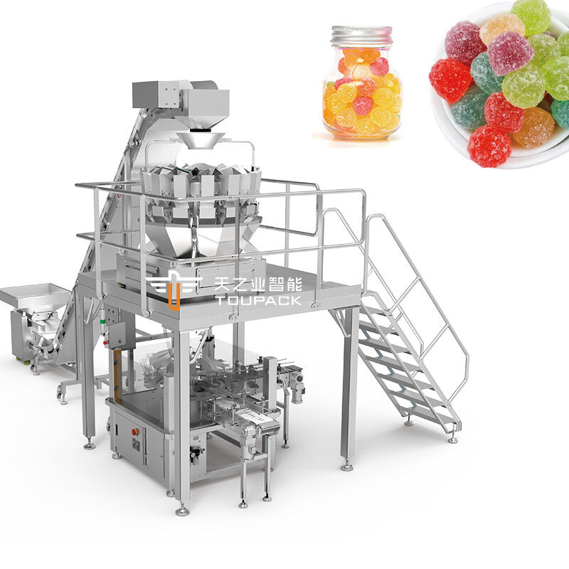 Automatic Snack Can Filling Machine for Puffed Snacks Paper Can & PET Jar Packaging Line