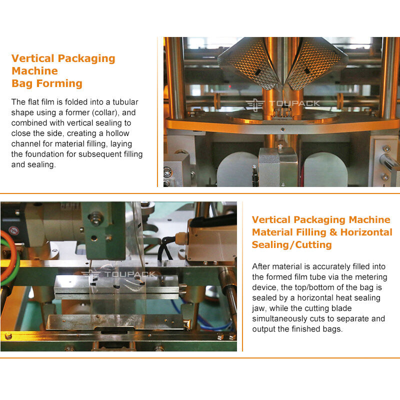 Mesin Segel Isi Bentuk Vertikal Berkecepatan Tinggi dengan Multihead Weigher (80-200 kantong/mnt)