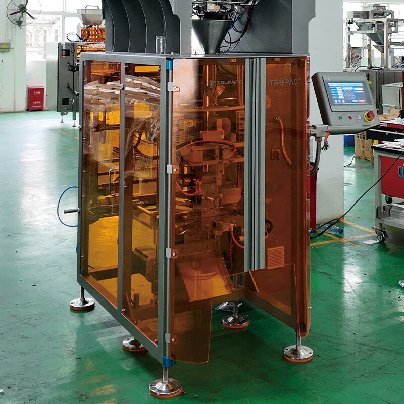 Mesin Segel Isi Bentuk Vertikal Berkecepatan Tinggi dengan Multihead Weigher (80-200 kantong/mnt)