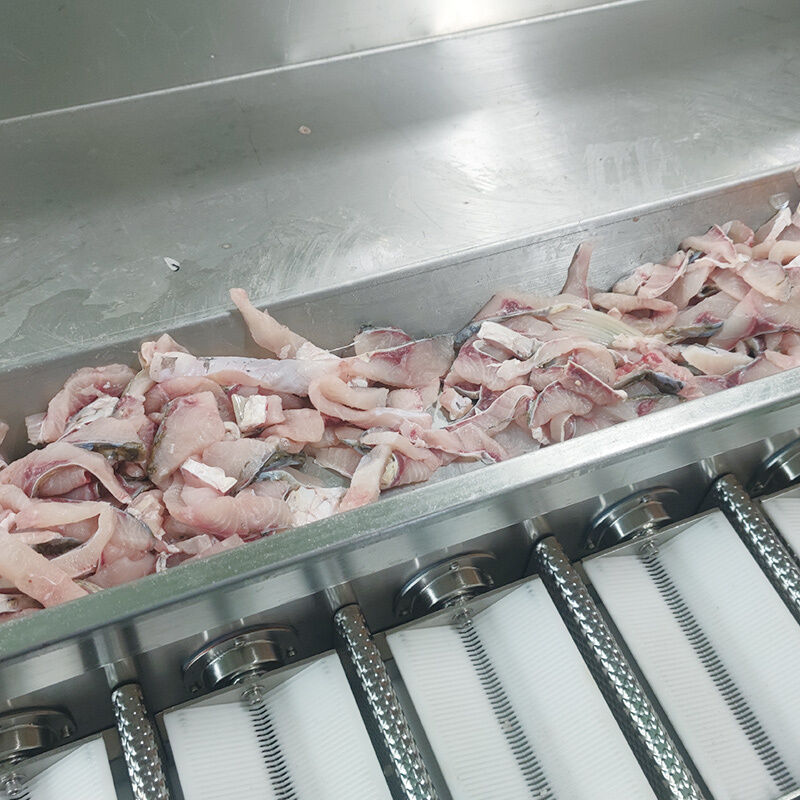 7-Head Flip Type Multihead Weigher untuk Kelapa Seafood dan produk segar
