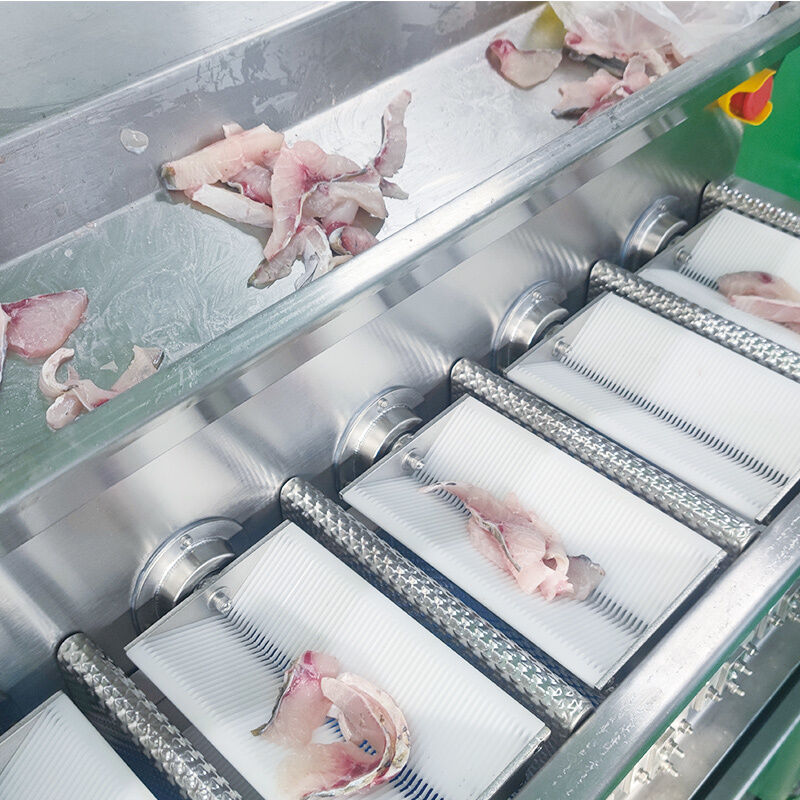 7-Head Flip Type Multihead Weigher untuk Kelapa Seafood dan produk segar