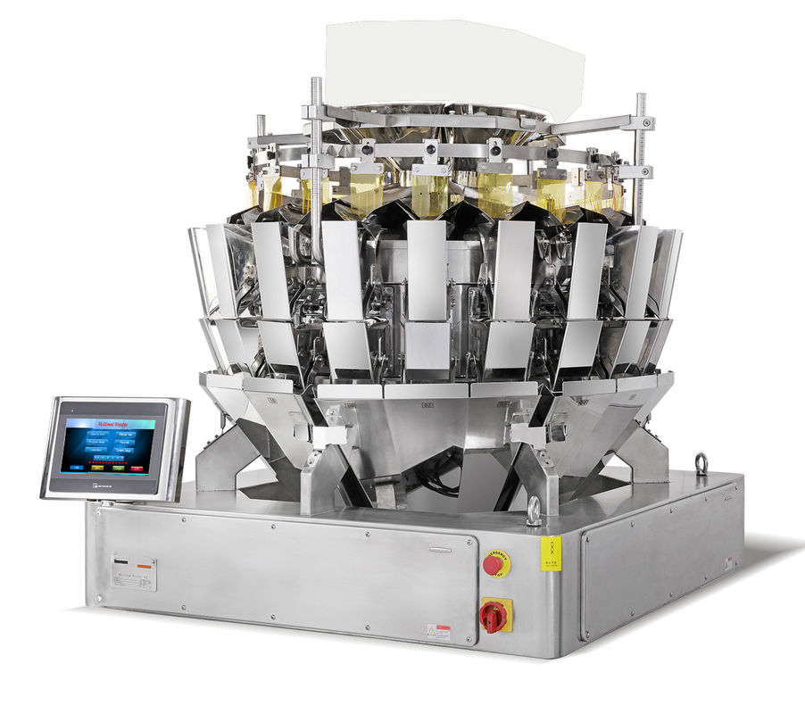 Sistem MCU 1.6L Mesin Pengemas Makanan Ringan Dengan Layar Sentuh Warna 7 ''