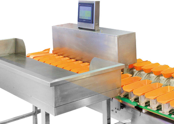 300 Kali / Min Max 500g Sistem Penyortiran Garis Konveyor Untuk Cakar Ayam