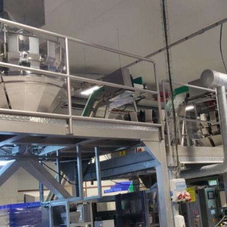 10 '' Layar Sentuh Warna ISO9001 0.5L Nuts Packing Machine Untuk Pembungkus