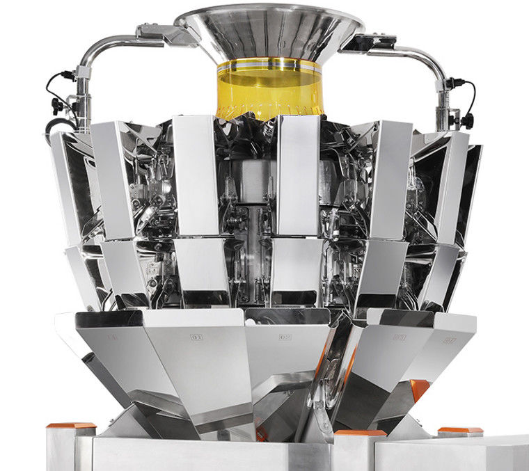 0.8L 1.6L Multihead Weigher Semua Dalam Satu Kemasan Untuk Biskuit Oatmeal