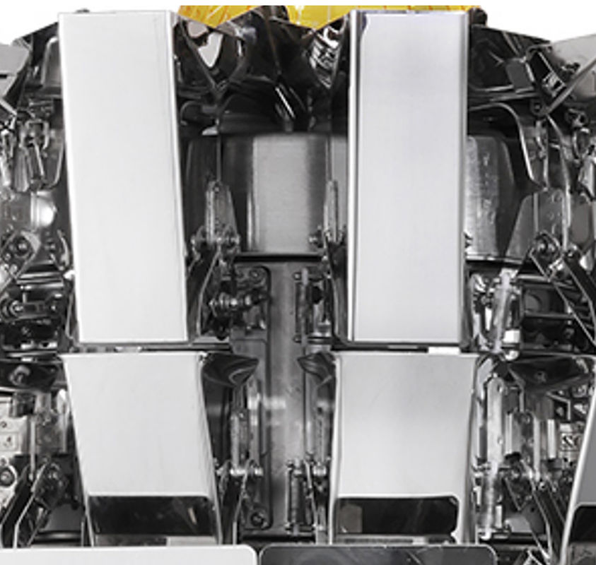 0.8L 1.6L Multihead Weigher Semua Dalam Satu Kemasan Untuk Biskuit Oatmeal