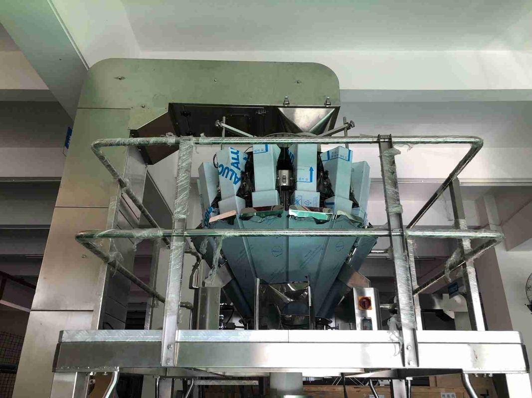14 Kepala Kombinasi Timbang Dengan 0.8L 1.6L 2.5L 5L Plain Hopper Untuk Penimbangan Biji-bijian