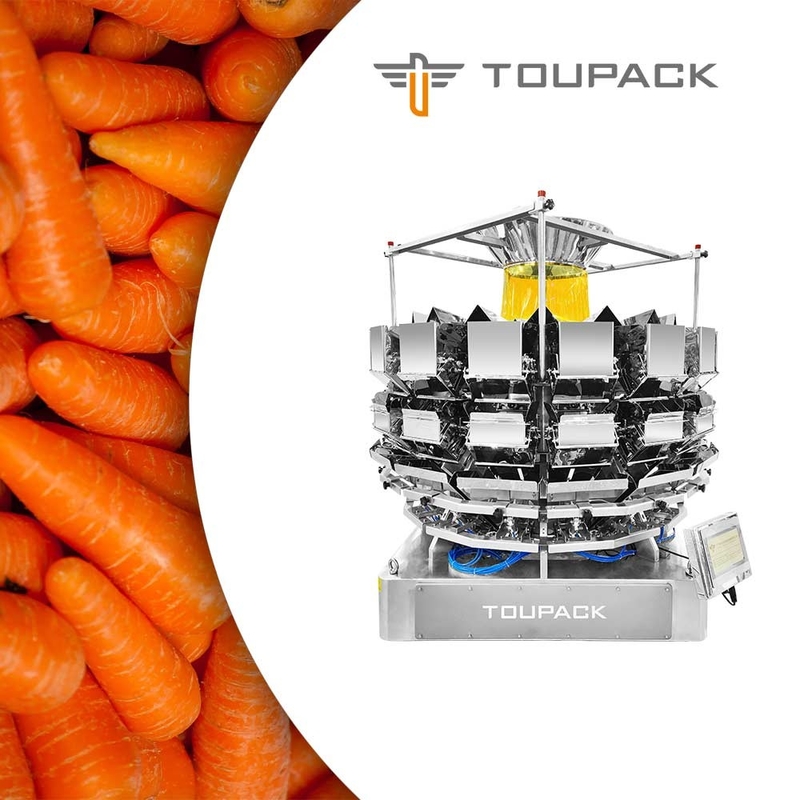 SUS 304 Multihead Combination Weighing Machine Untuk Produk Massal