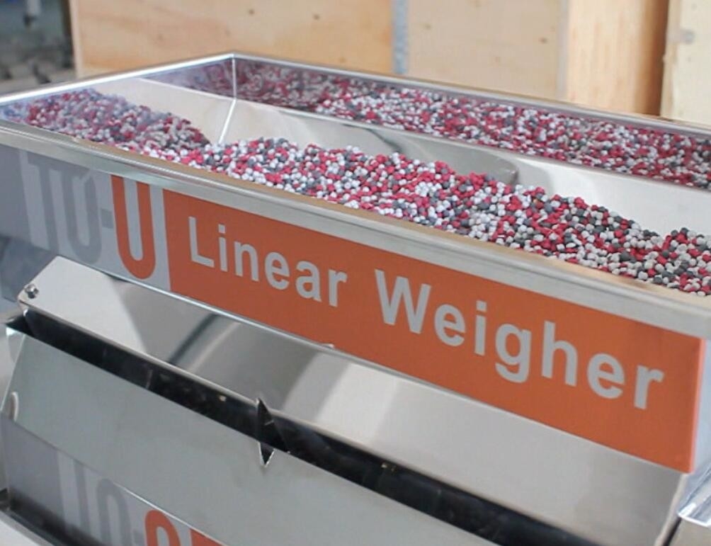 0.8KW 200g 4 Kepala 0.5L Linear Weigher Packing Machine 80 P/M