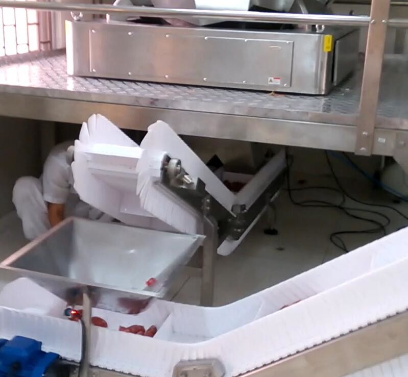 5000g Hopper Multihead Weigher Packing Machine Untuk Industri Pabrik Makanan Gula 60 BPM