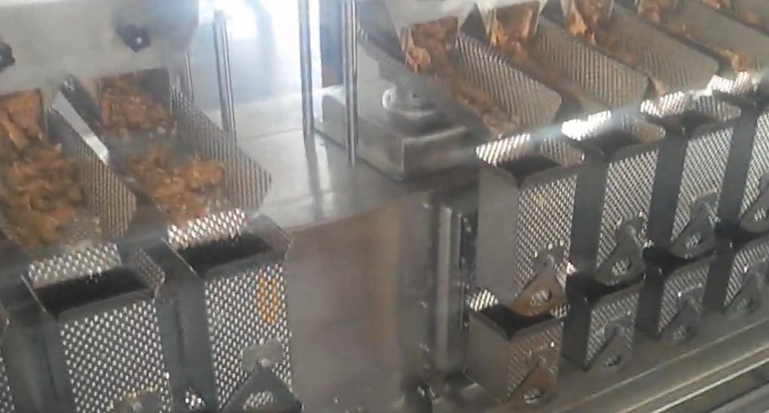 Kontrol MCU Multi Head Weigher Untuk Daging yang Dimasak Mengisi Makanan Cepat Saji 50 Bag / Min