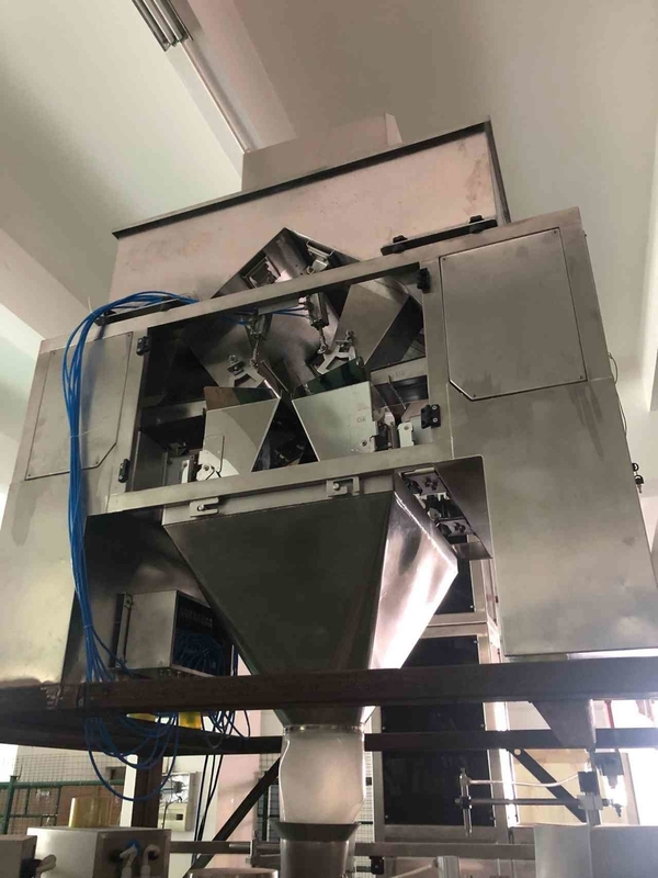 Automatic Four Head Linear Weigher SUS304 35BMP Untuk Menimbang 1000g Produk