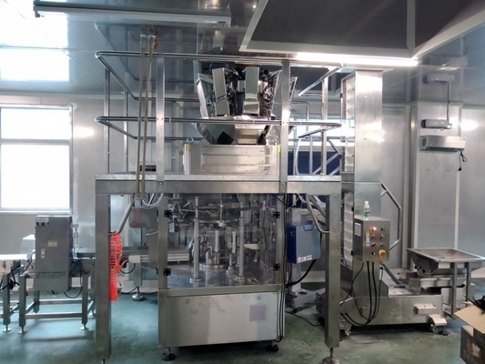 Penggunaan Industri Stainless Steel Multihead Weigher Combination Weighing Machine M14L1.6