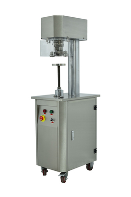 Mesin Penyegel Semi Kaleng Stainless Steel Untuk Menghemat Ruang Camilan
