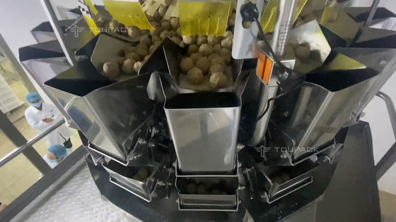 Makanan Beku Samosa Bakso Mesin Pengemas Pangsit Siomai 40BPM 2.0kW / Unit