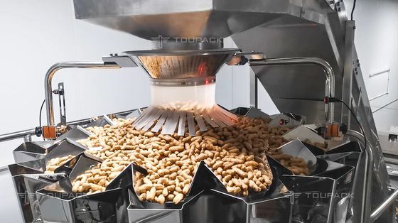 Stand Up Pouch Vertical Weighing Packing Machine 2.5kg Mesin Pengemas Kacang Mete Kacang