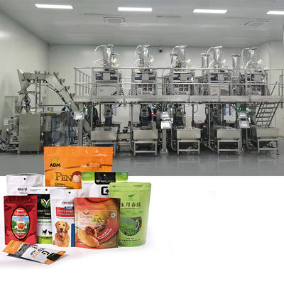 MCU Pouch Filling Dan Sealing Machine  Premade Bag Nuts Pet Food Granule Packing