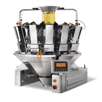 Mesin Pengemas Permen Otomatis ± 0,5-1g Akurasi 30-110 Kantong / Menit Sistem Kontrol PLC